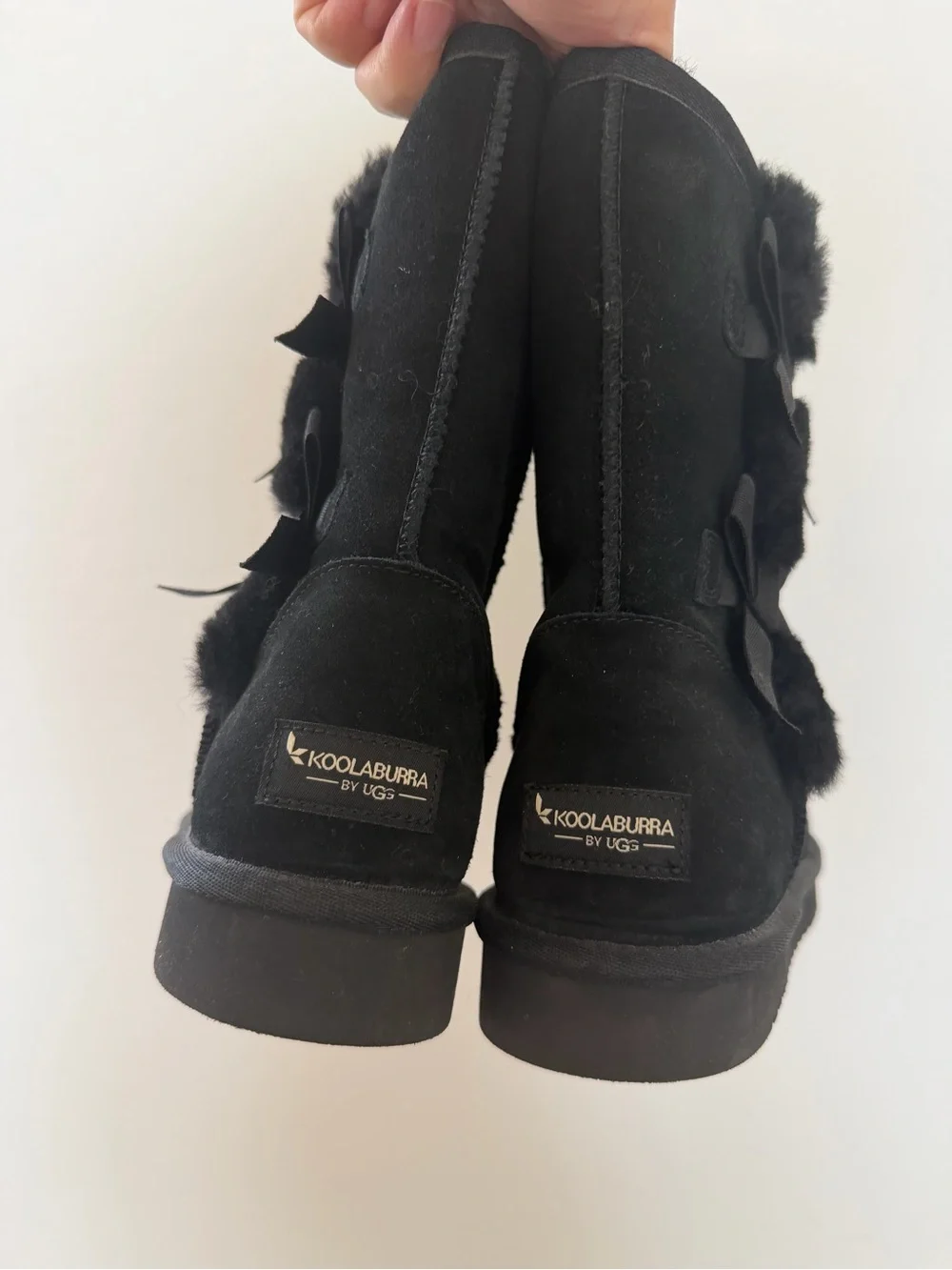 Koolaburra Black Bow Winter Boots - Women